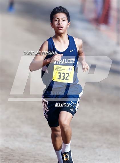 Thumbnail 1 in CIF State Cross Country Championships (Boys D5 Race) photogallery.