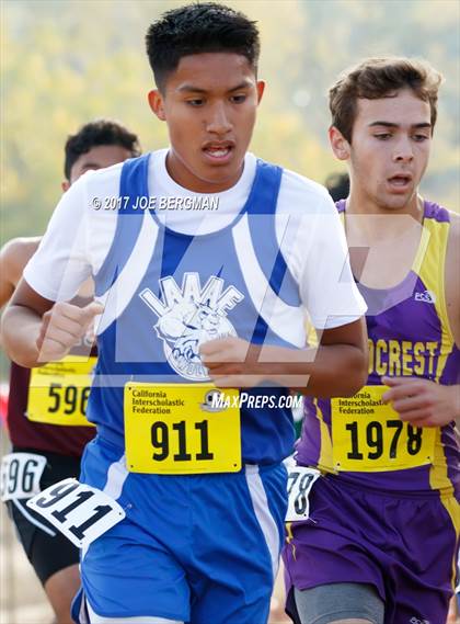 Thumbnail 2 in CIF State Cross Country Championships (Boys D5 Race) photogallery.