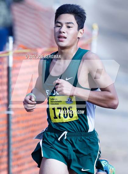 Thumbnail 1 in CIF State Cross Country Championships (Boys D5 Race) photogallery.