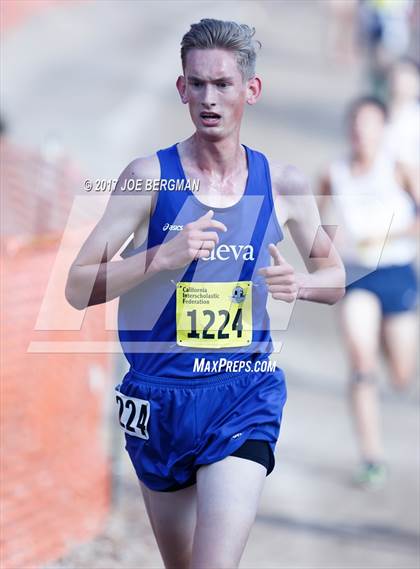 Thumbnail 1 in CIF State Cross Country Championships (Boys D5 Race) photogallery.