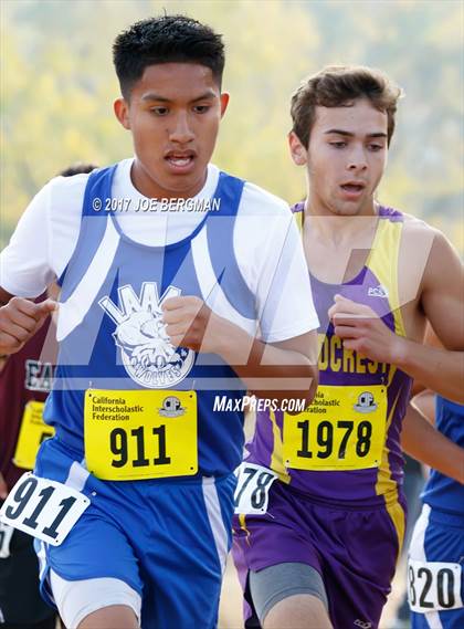 Thumbnail 1 in CIF State Cross Country Championships (Boys D5 Race) photogallery.