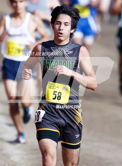 Thumbnail 1 in CIF State Cross Country Championships (Boys D5 Race) photogallery.
