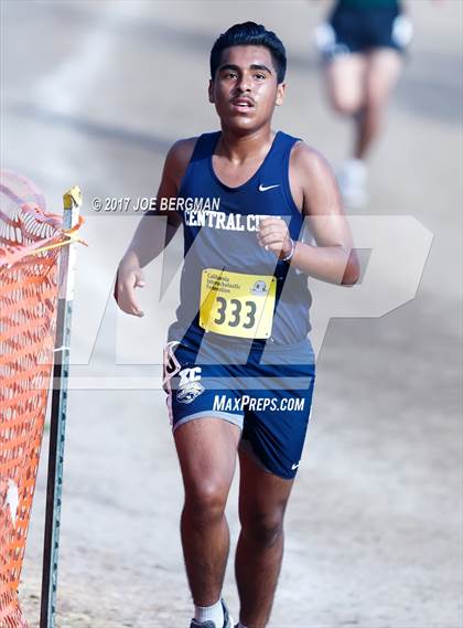 Thumbnail 1 in CIF State Cross Country Championships (Boys D5 Race) photogallery.