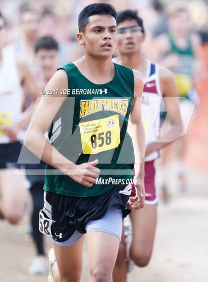 Thumbnail 2 in CIF State Cross Country Championships (Boys D5 Race) photogallery.