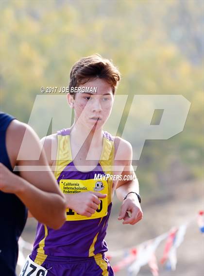 Thumbnail 1 in CIF State Cross Country Championships (Boys D5 Race) photogallery.