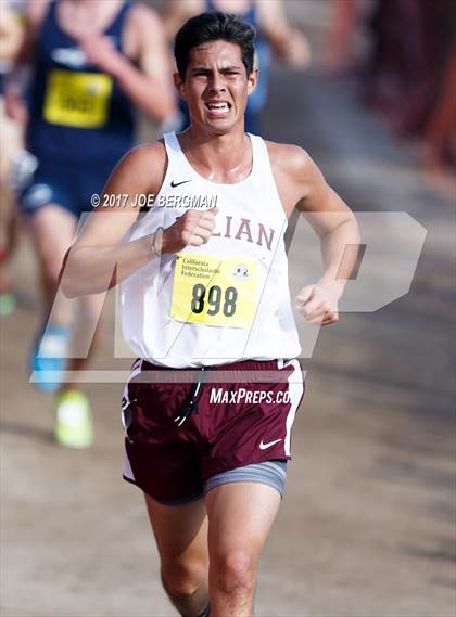 Thumbnail 2 in CIF State Cross Country Championships (Boys D5 Race) photogallery.