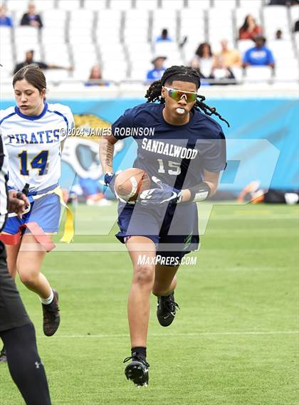Thumbnail 3 in Sandalwood vs Fernandina Beach (Jaguars Preseason Classic) photogallery.