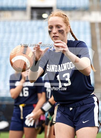 Thumbnail 2 in Sandalwood vs Fernandina Beach (Jaguars Preseason Classic) photogallery.