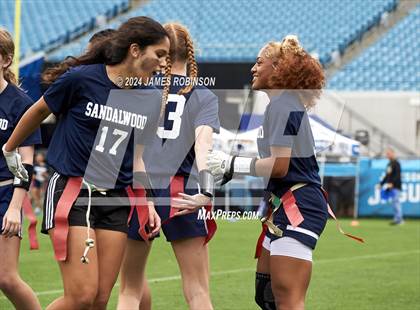 Thumbnail 2 in Sandalwood vs Fernandina Beach (Jaguars Preseason Classic) photogallery.