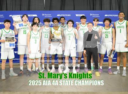 Thumbnail 3 in St. Mary's vs. Deer Valley (AIA 4A Final - Awards) photogallery.