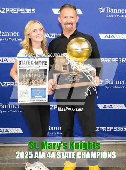 Thumbnail 3 in St. Mary's vs. Deer Valley (AIA 4A Final - Awards) photogallery.