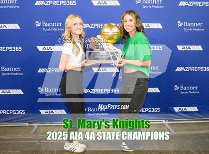 Thumbnail 3 in St. Mary's vs. Deer Valley (AIA 4A Final - Awards) photogallery.