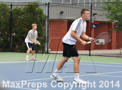 Thumbnail 2 in NYSPHSAA Boys Tennis Championship (Day 3) photogallery.