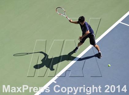 Thumbnail 2 in NYSPHSAA Boys Tennis Championship (Day 3) photogallery.