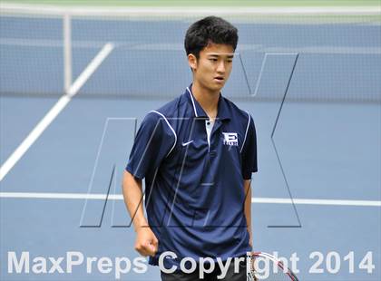 Thumbnail 2 in NYSPHSAA Boys Tennis Championship (Day 3) photogallery.