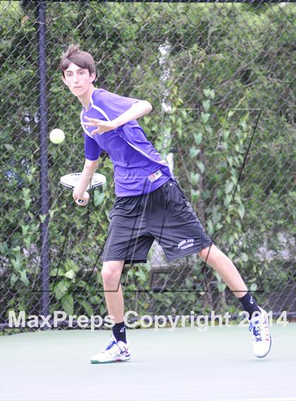Thumbnail 1 in NYSPHSAA Boys Tennis Championship (Day 3) photogallery.
