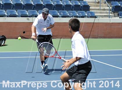 Thumbnail 2 in NYSPHSAA Boys Tennis Championship (Day 3) photogallery.