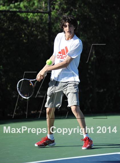 Thumbnail 2 in NYSPHSAA Boys Tennis Championship (Day 3) photogallery.