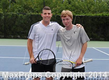 Thumbnail 2 in NYSPHSAA Boys Tennis Championship (Day 3) photogallery.