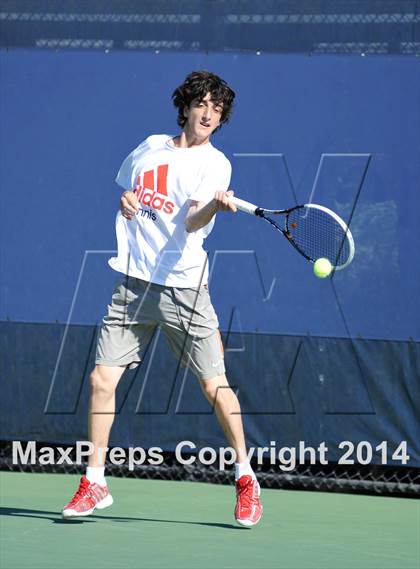 Thumbnail 2 in NYSPHSAA Boys Tennis Championship (Day 3) photogallery.