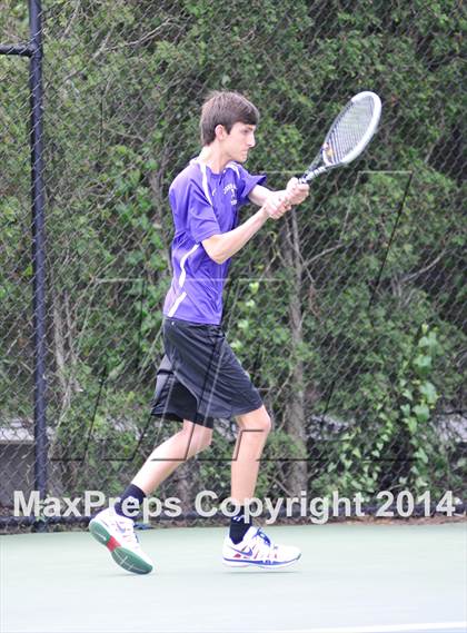 Thumbnail 1 in NYSPHSAA Boys Tennis Championship (Day 3) photogallery.