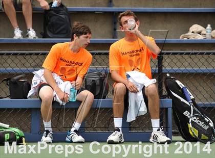 Thumbnail 3 in NYSPHSAA Boys Tennis Championship (Day 3) photogallery.