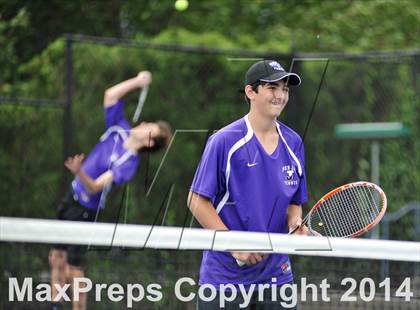 Thumbnail 2 in NYSPHSAA Boys Tennis Championship (Day 3) photogallery.