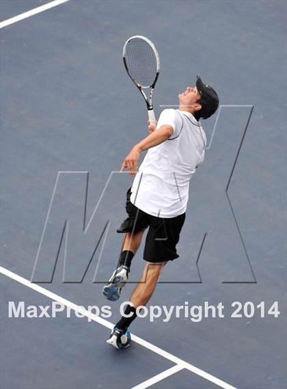 Thumbnail 1 in NYSPHSAA Boys Tennis Championship (Day 3) photogallery.