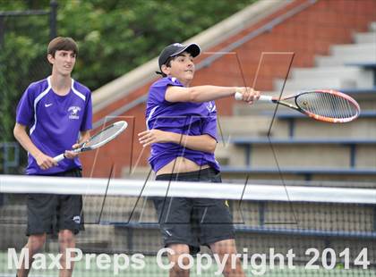 Thumbnail 3 in NYSPHSAA Boys Tennis Championship (Day 3) photogallery.