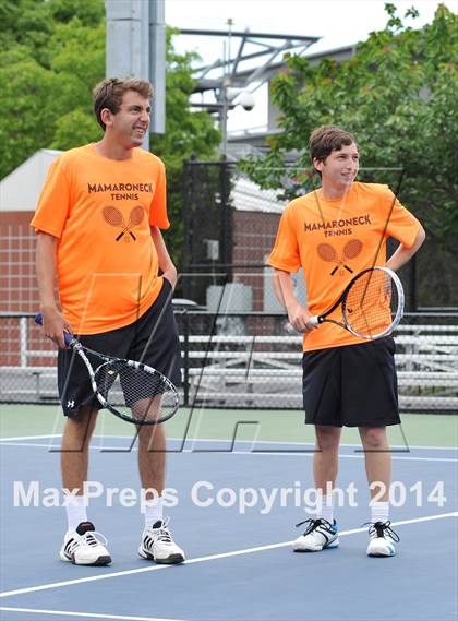 Thumbnail 2 in NYSPHSAA Boys Tennis Championship (Day 3) photogallery.