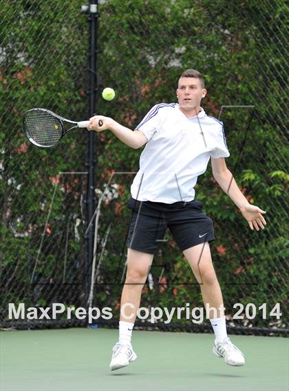 Thumbnail 3 in NYSPHSAA Boys Tennis Championship (Day 3) photogallery.