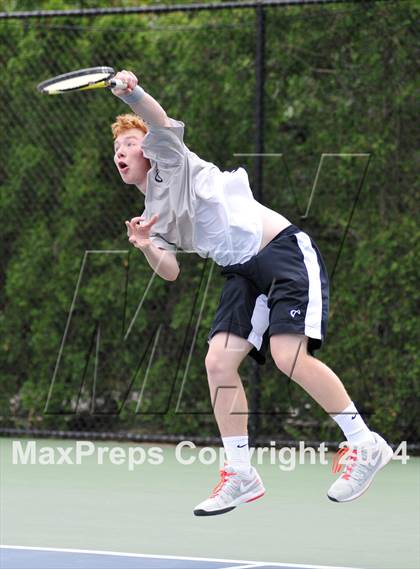 Thumbnail 1 in NYSPHSAA Boys Tennis Championship (Day 3) photogallery.