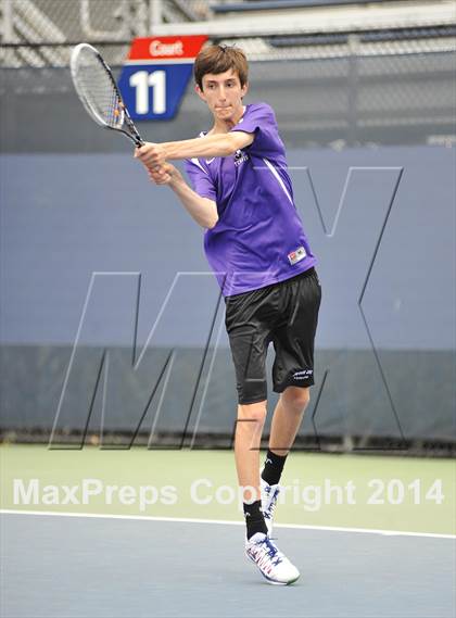 Thumbnail 1 in NYSPHSAA Boys Tennis Championship (Day 3) photogallery.