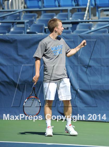 Thumbnail 2 in NYSPHSAA Boys Tennis Championship (Day 3) photogallery.