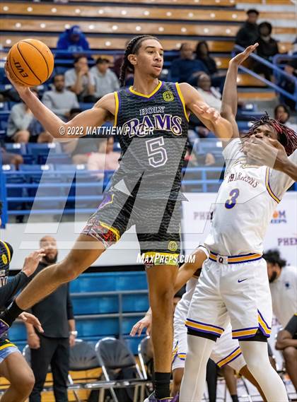 Thumbnail 2 in Word of God Christian Academy vs. Quality Education Academy (Hoops and Dreams Showcase at Fayetteville State University) photogallery.