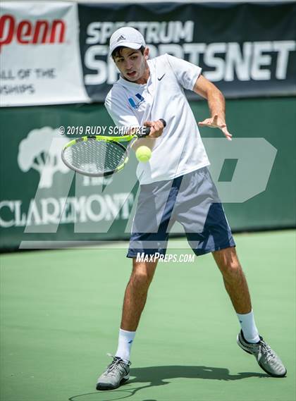 Thumbnail 3 in Clovis North vs University (CIF USTA Round 1 Playoff) photogallery.