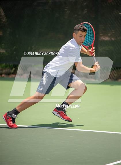 Thumbnail 1 in Clovis North vs University (CIF USTA Round 1 Playoff) photogallery.