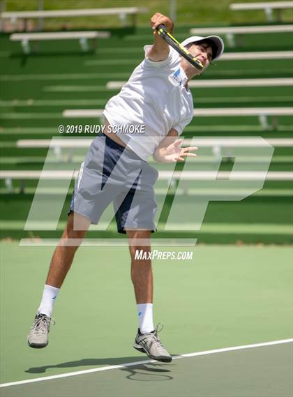 Thumbnail 3 in Clovis North vs University (CIF USTA Round 1 Playoff) photogallery.