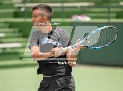 Thumbnail 1 in Clovis North vs University (CIF USTA Round 1 Playoff) photogallery.
