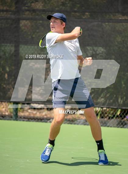 Thumbnail 1 in Clovis North vs University (CIF USTA Round 1 Playoff) photogallery.
