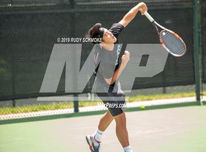 Thumbnail 1 in Clovis North vs University (CIF USTA Round 1 Playoff) photogallery.