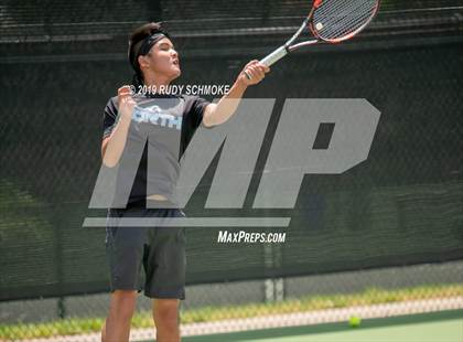 Thumbnail 1 in Clovis North vs University (CIF USTA Round 1 Playoff) photogallery.