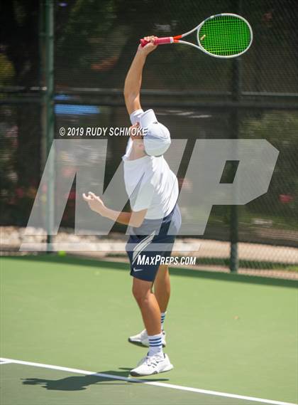 Thumbnail 1 in Clovis North vs University (CIF USTA Round 1 Playoff) photogallery.