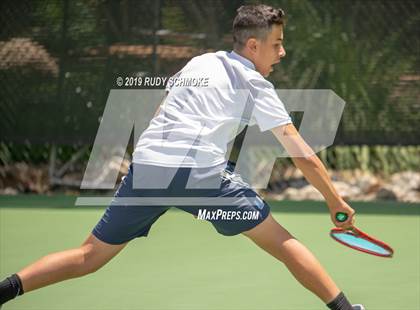 Thumbnail 3 in Clovis North vs University (CIF USTA Round 1 Playoff) photogallery.