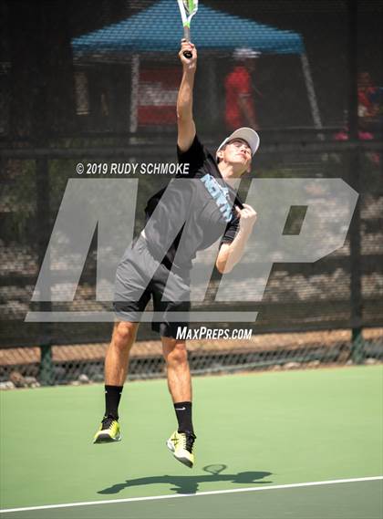 Thumbnail 2 in Clovis North vs University (CIF USTA Round 1 Playoff) photogallery.