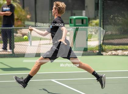 Thumbnail 3 in Clovis North vs University (CIF USTA Round 1 Playoff) photogallery.