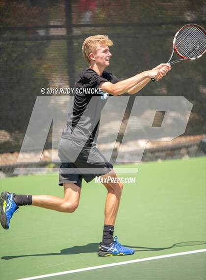 Thumbnail 2 in Clovis North vs University (CIF USTA Round 1 Playoff) photogallery.