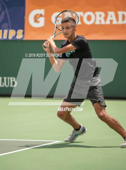 Thumbnail 2 in Clovis North vs University (CIF USTA Round 1 Playoff) photogallery.