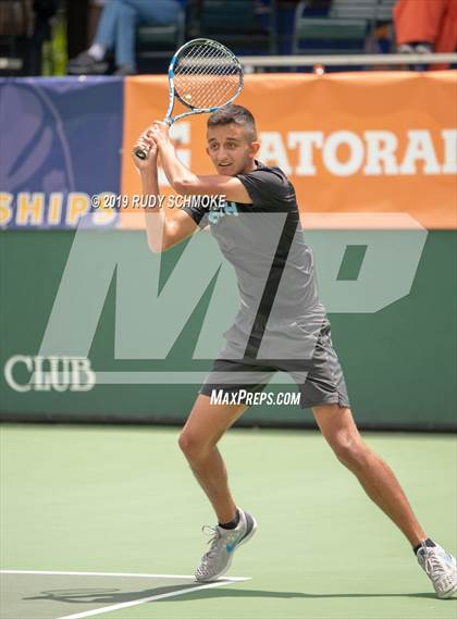Thumbnail 1 in Clovis North vs University (CIF USTA Round 1 Playoff) photogallery.