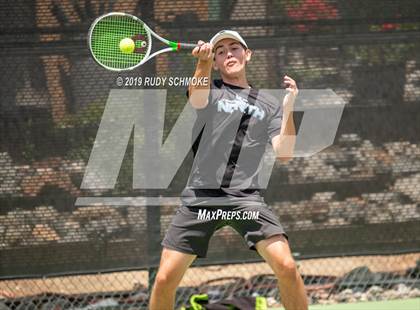 Thumbnail 2 in Clovis North vs University (CIF USTA Round 1 Playoff) photogallery.